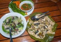 Elephant Crossing restaurant dinner Royalty Free Stock Photo